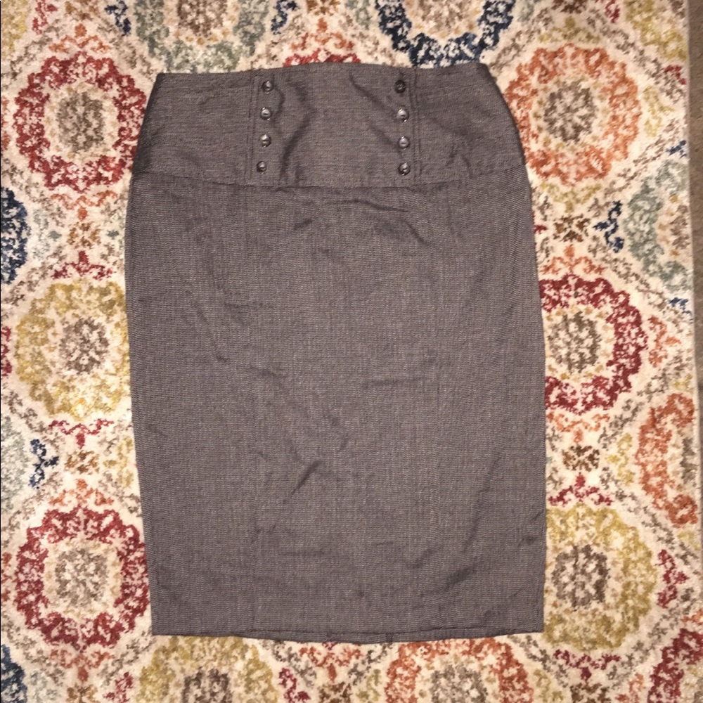 Brown Pencil Skirt